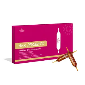 PERSEEK Absorbable Akkermansia Muciniphila Dietary Supplement, 100M CFU Probiotic with Elderberry, Berberine HCl, Green Tea Extract - Gut Support, Metabolic Support, Easy Administration - 15mL x 10 Vials